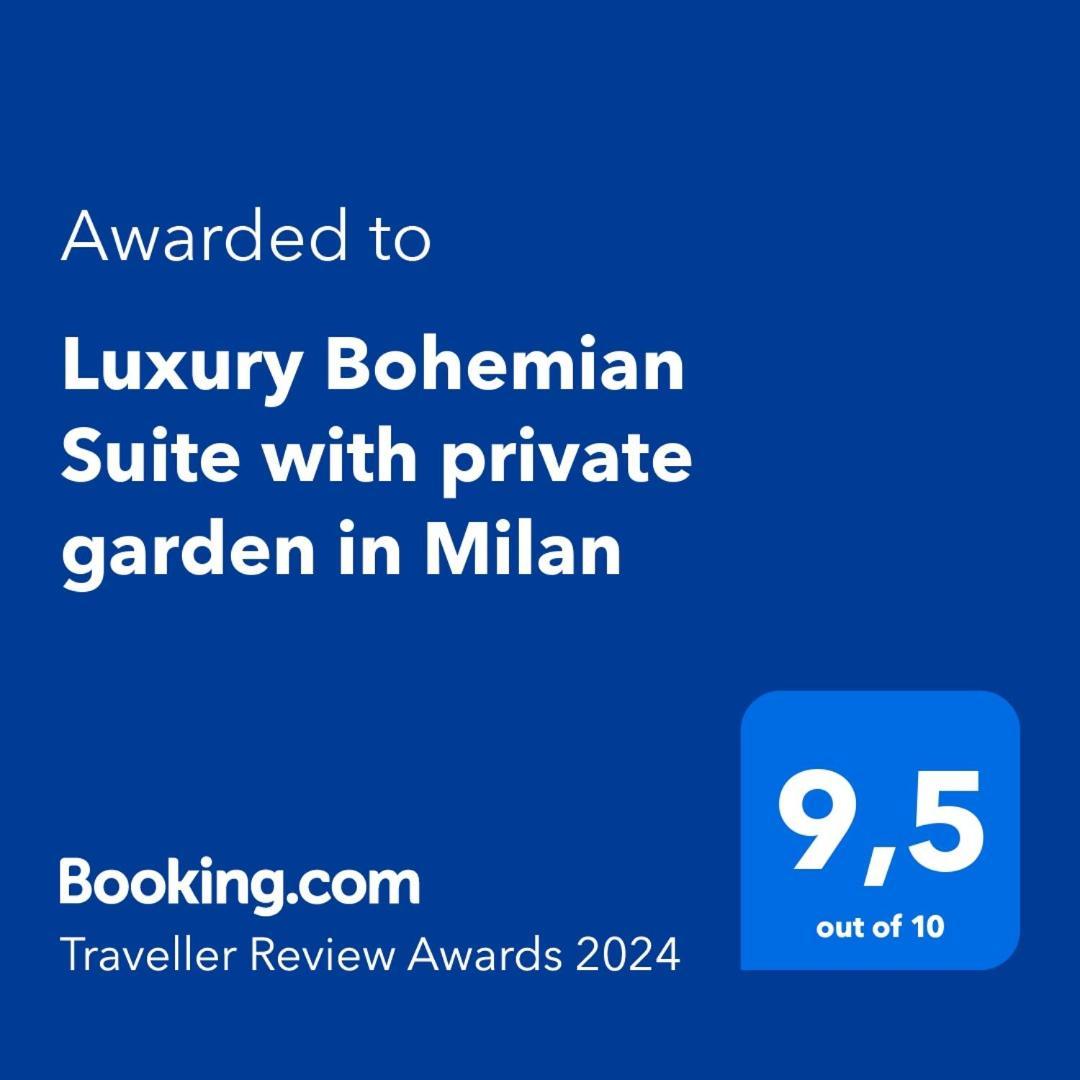 Luxury Bohemian Suite With Private Garden In มิลาน ภายนอก รูปภาพ